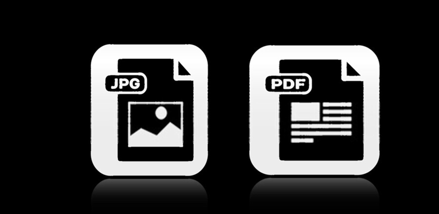 What is the difference between a pdf and jpg