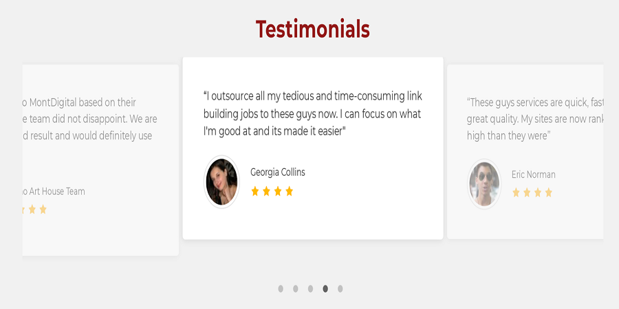 customer testimonial